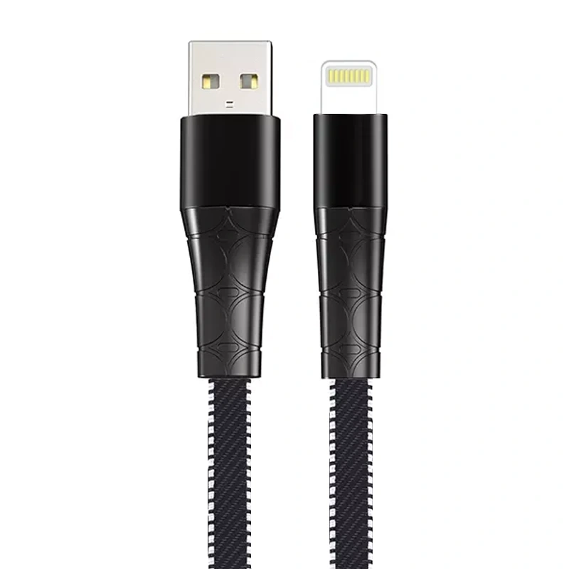 کابل شارژ USB به Lightning به طول 1 متر 2.4 آمپر از برند ایرلدوم مدل Earldom EC-170i (100% اورجینال)