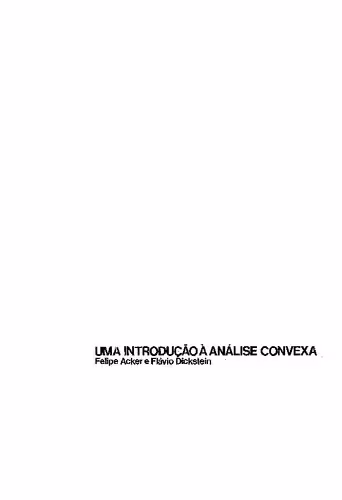 خرید و دانلود نسخه کامل کتاب Uma Introdução a Análise Convexa