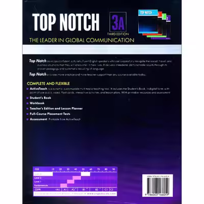 کتاب Top Notch 3A نوشته Joan Saslow and Allen Ascher انتشارات Pearson