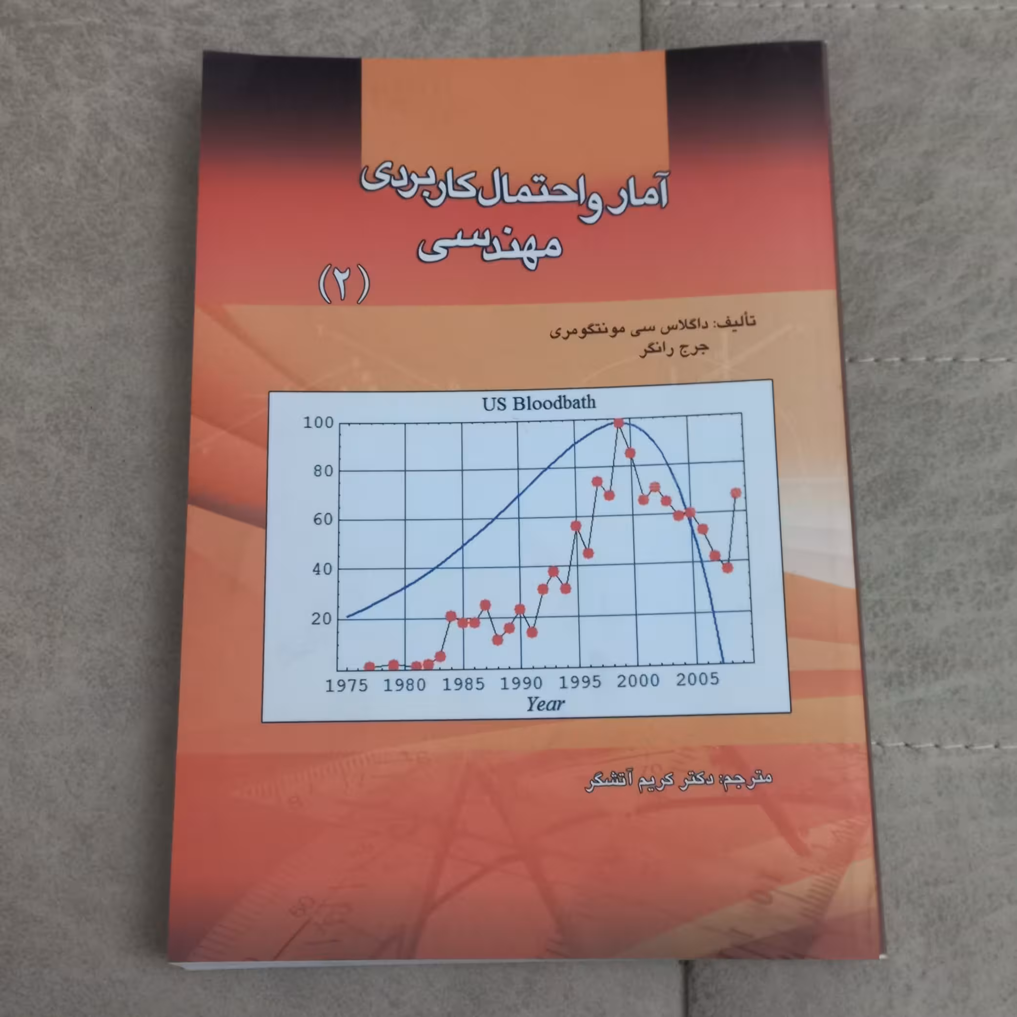 کتاب آمار و احتمال کاربردی مهندسی جلد دوم اثر داگلاس مونتگومری و جرج رانگر ترجمه کریم آتشگر نشر دانشگاه علم و صنعت