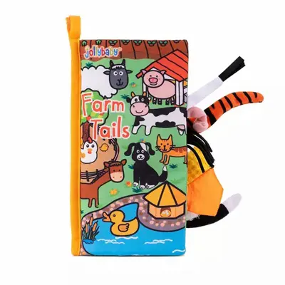 کتاب حمام کودک جولی بی بی مدل WLTH22-0505 Farm Tails طرح حیوانات مزرعه
