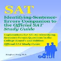 خرید و دانلود نسخه کامل کتاب SAT Identifying-Sentence-Errors Companion to the Official SAT Study Guide: Explanations for All 180 Identifying -   PDF