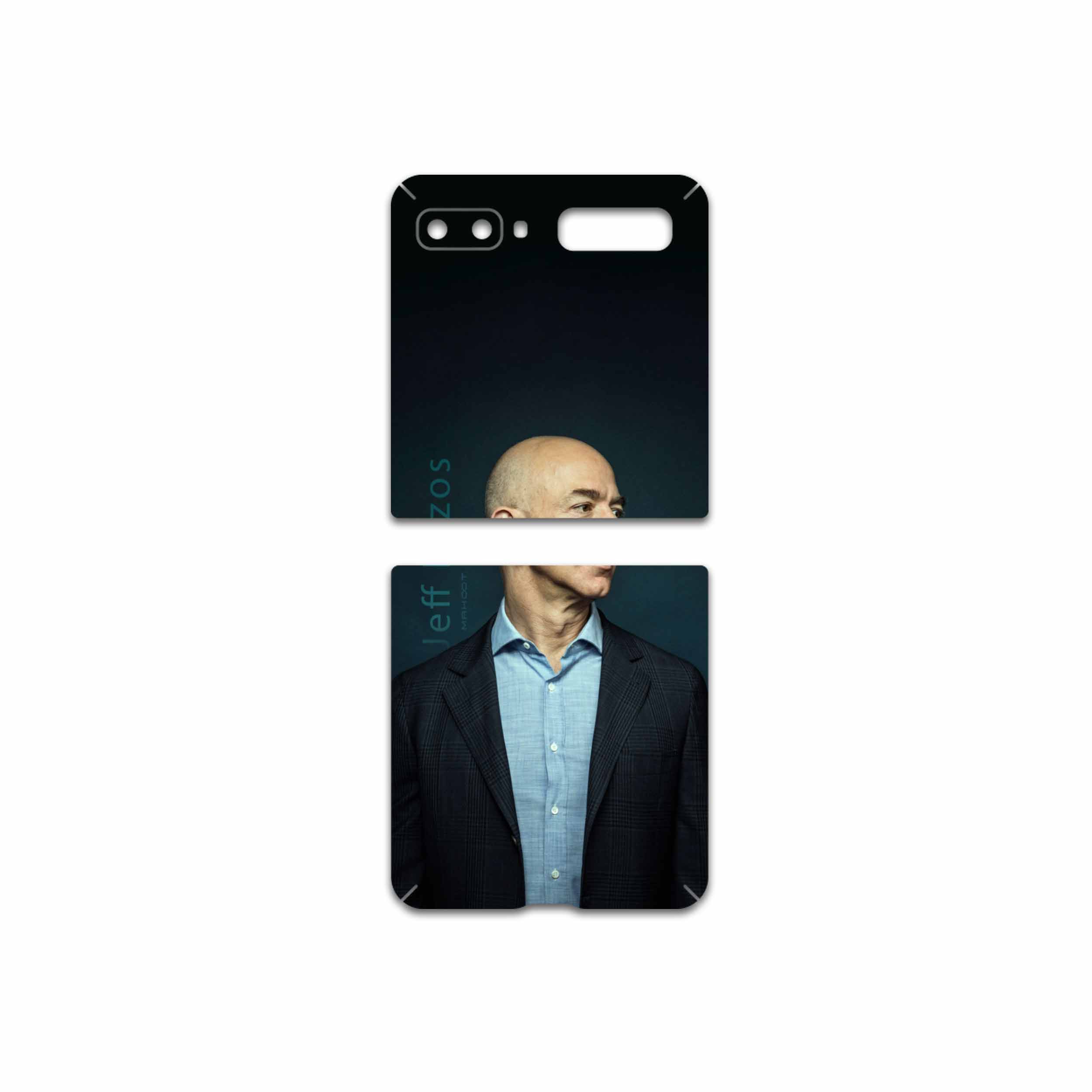 برچسب پوششی ماهوت مدل Jeff-Bezos مناسب برای گوشی موبایل سامسونگ Galaxy Z Flip