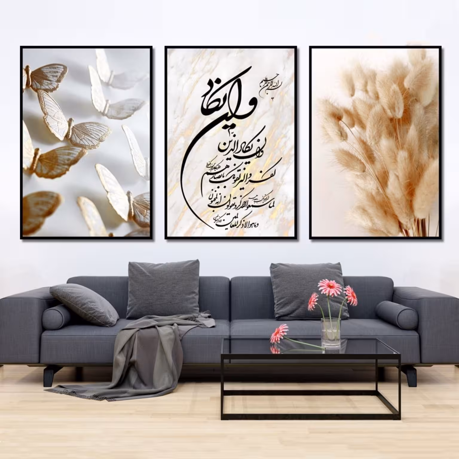 تابلو دکوراتیو 3تیکه کد 0128