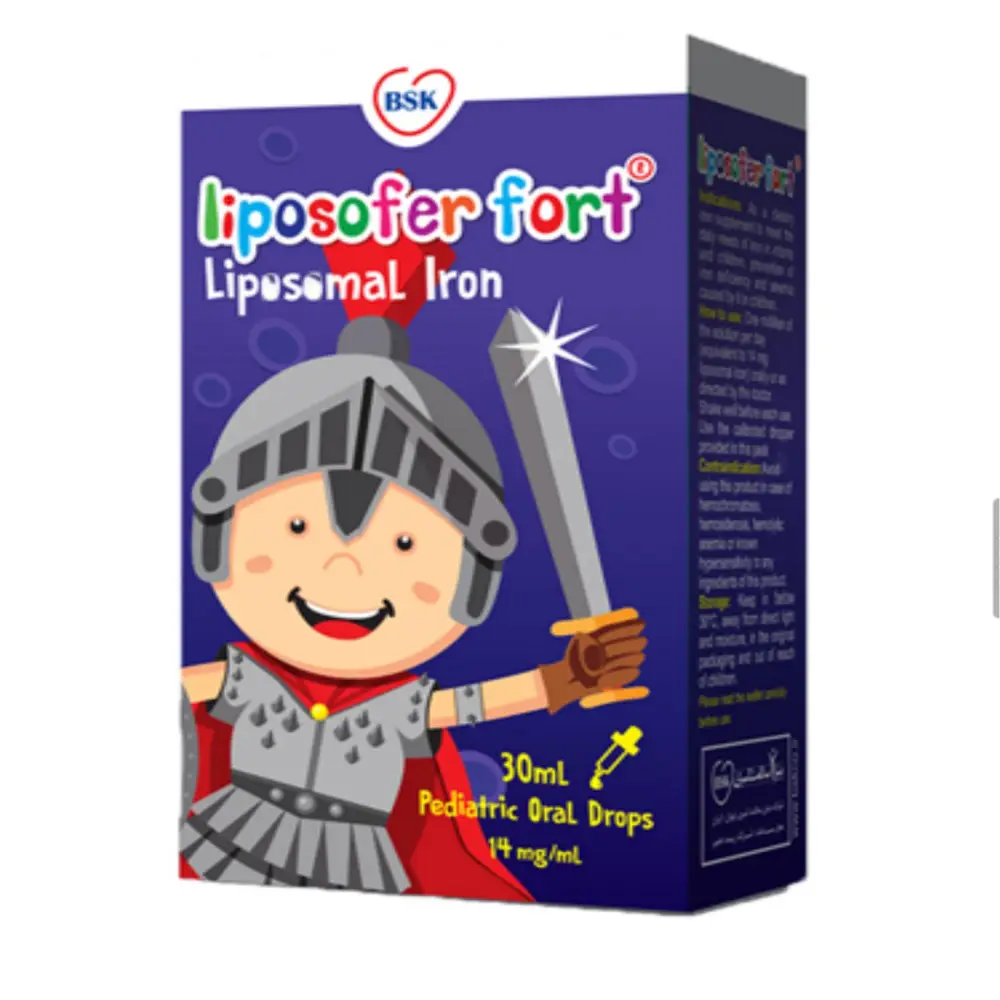 قطره لیپوزوفر فورت بی اس کی 30 میلی لیتری