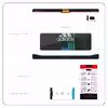 برچسب پوششی ماهوت مدل adidas-Logo مناسب برای تبلت سونی Xperia Z2 Tablet LTE 2014