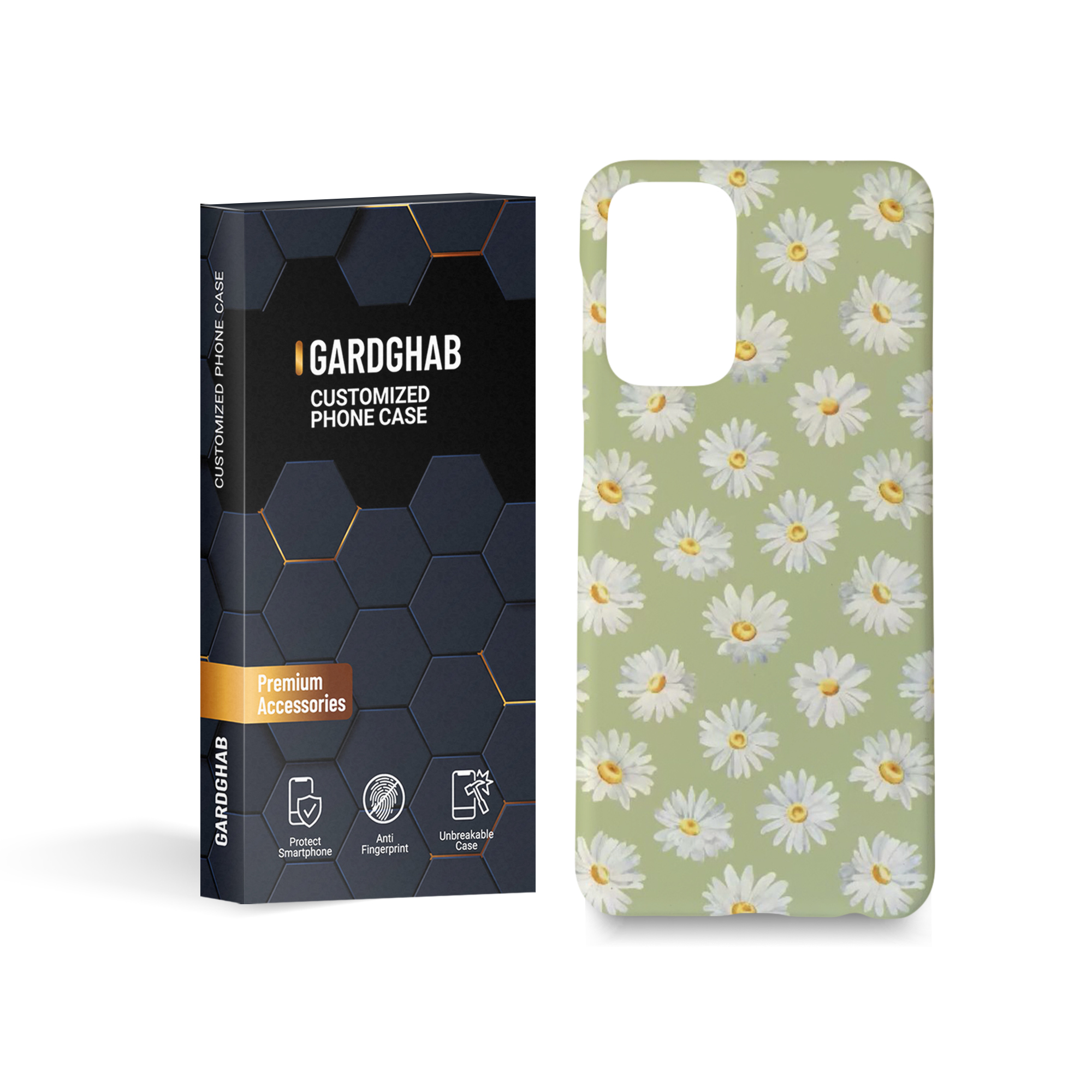 کاور گارد قاب مدل گل مناسب برای گوشی موبایل سامسونگ Galaxy A23