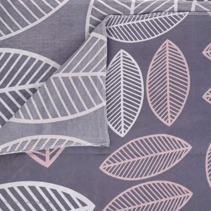 ملحفه آرین مدل برگ دونفره سایز 240x250 سانتی متر