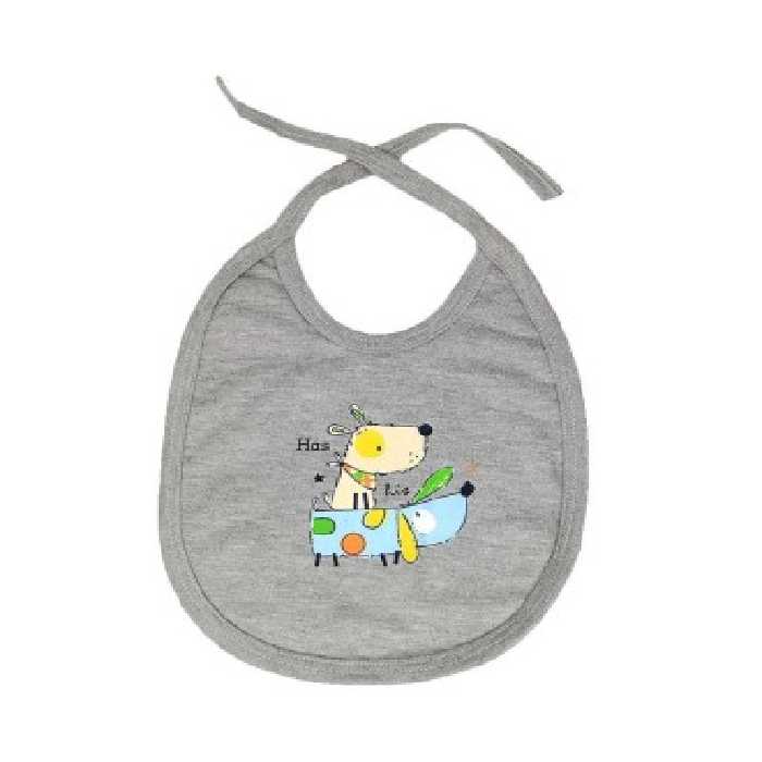 پیشبند نوزادی تاپ لاین پارچه ای طرح سگ Topline