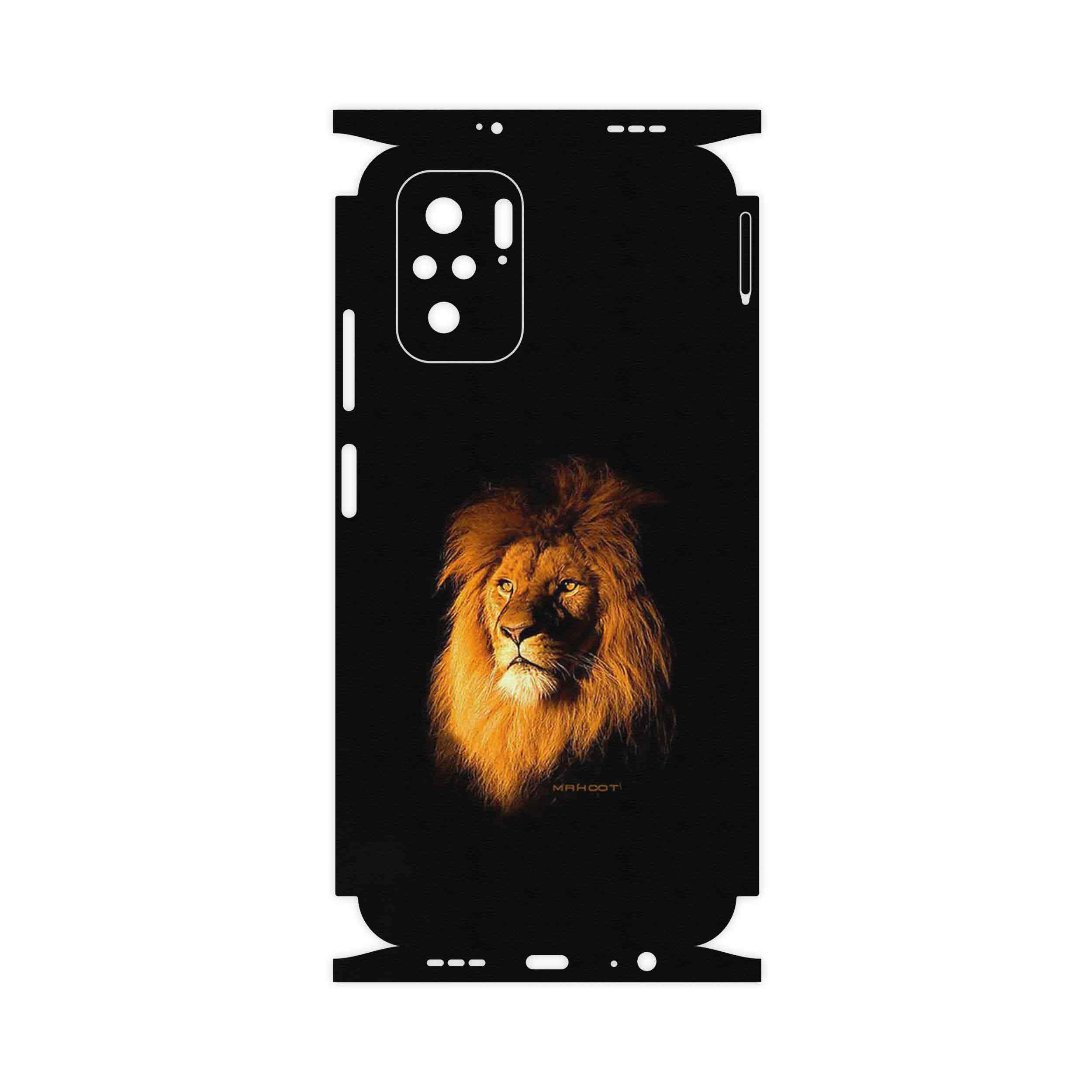 برچسب پوششی ماهوت مدل Lion-FullSkin مناسب برای گوشی موبایل شیائومی Poco M5s