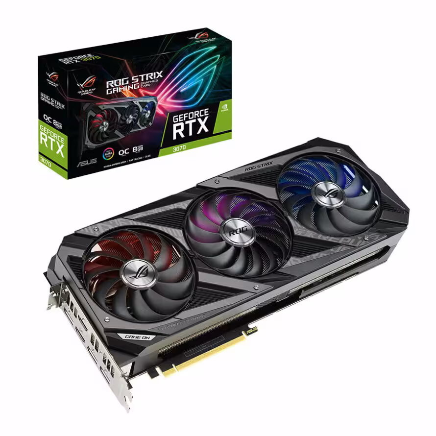 کارت گرافیک ایسوس ROG STRIX RTX 3070 O8G GAMING