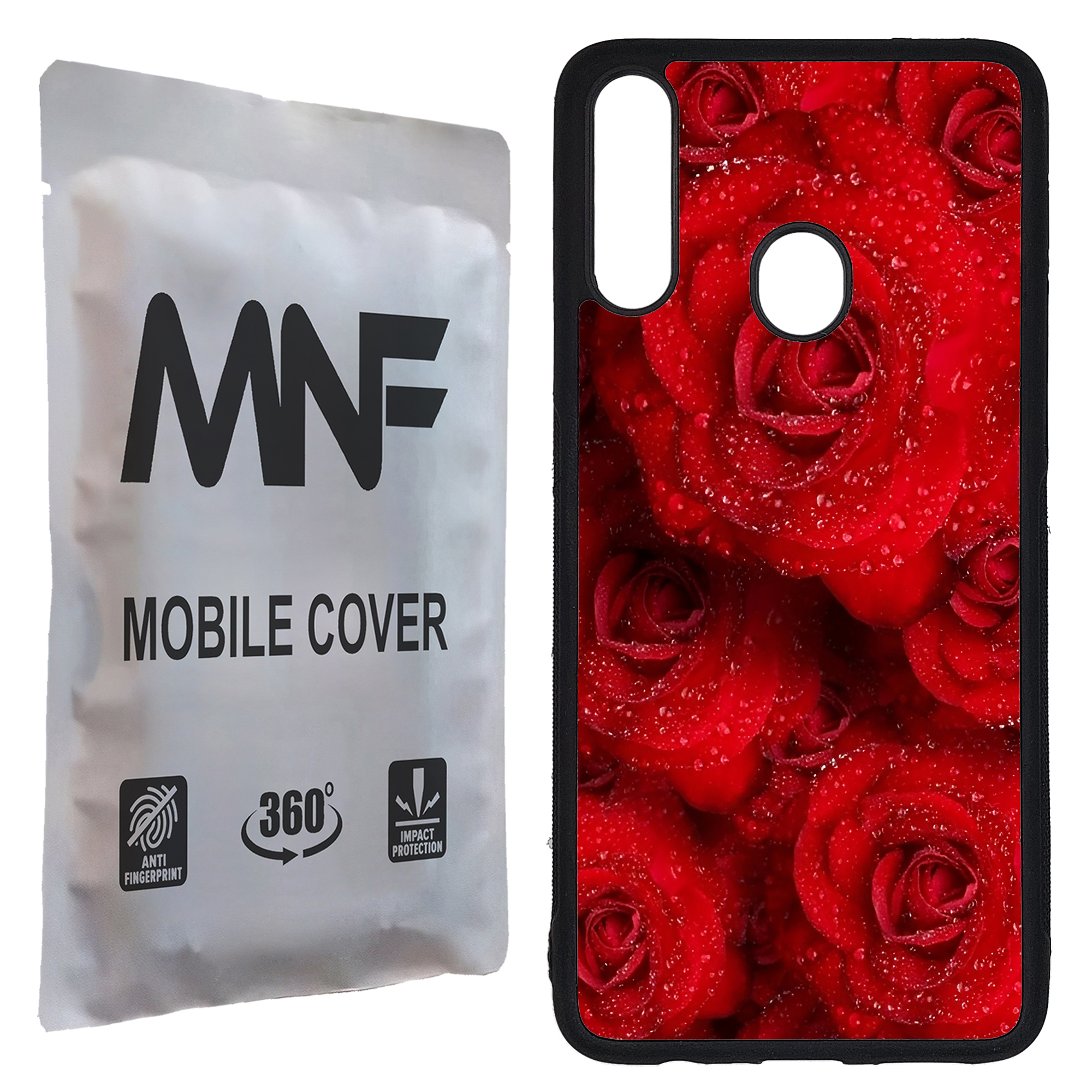 کاور ام ان اف طرح گل رز کد P-016 مناسب برای گوشی موبایل سامسونگ Galaxy A20s