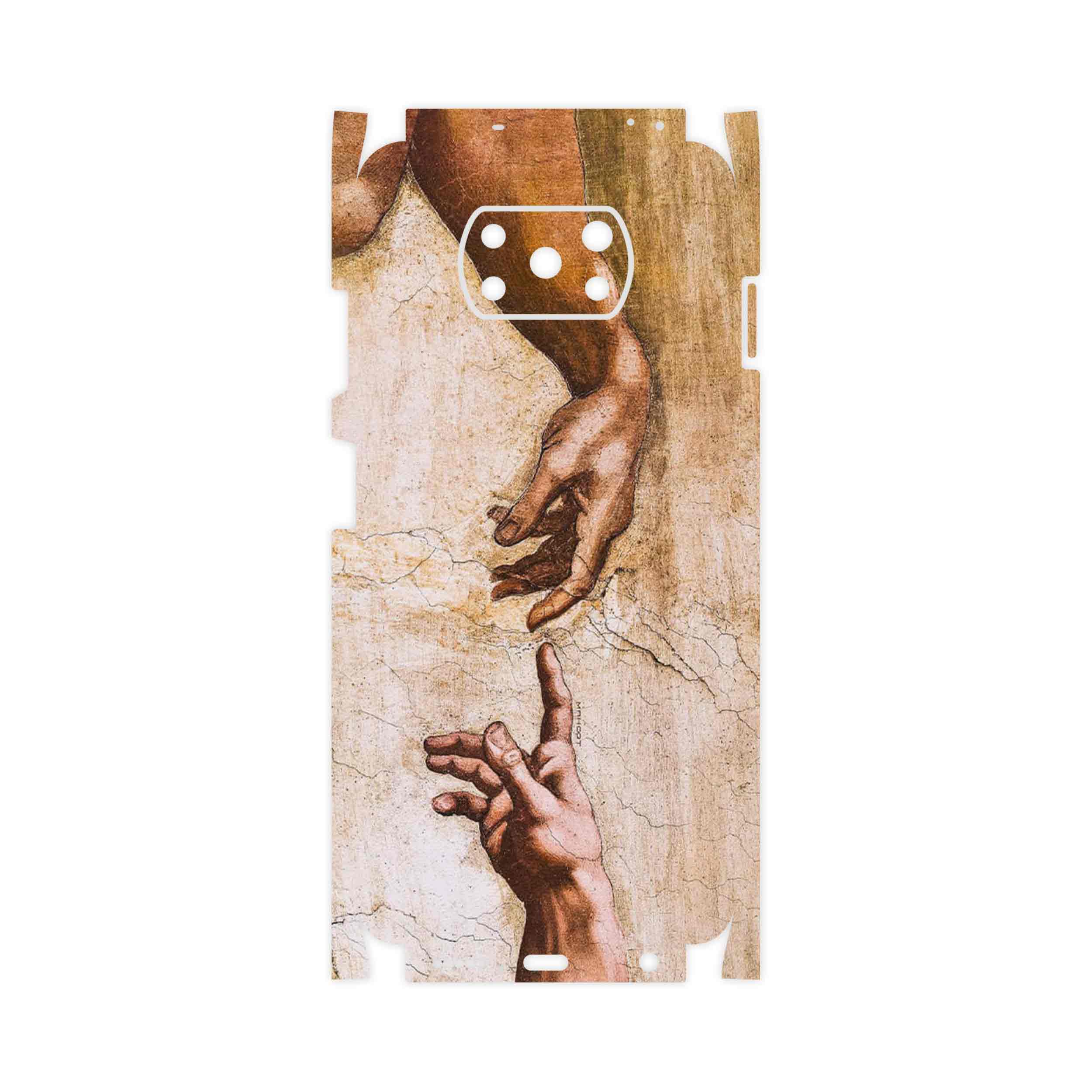 برچسب پوششی ماهوت مدل The Creation of Adam of MichelAnge-FullSkin مناسب برای گوشی موبایل شیائومی Poco X3 NFC