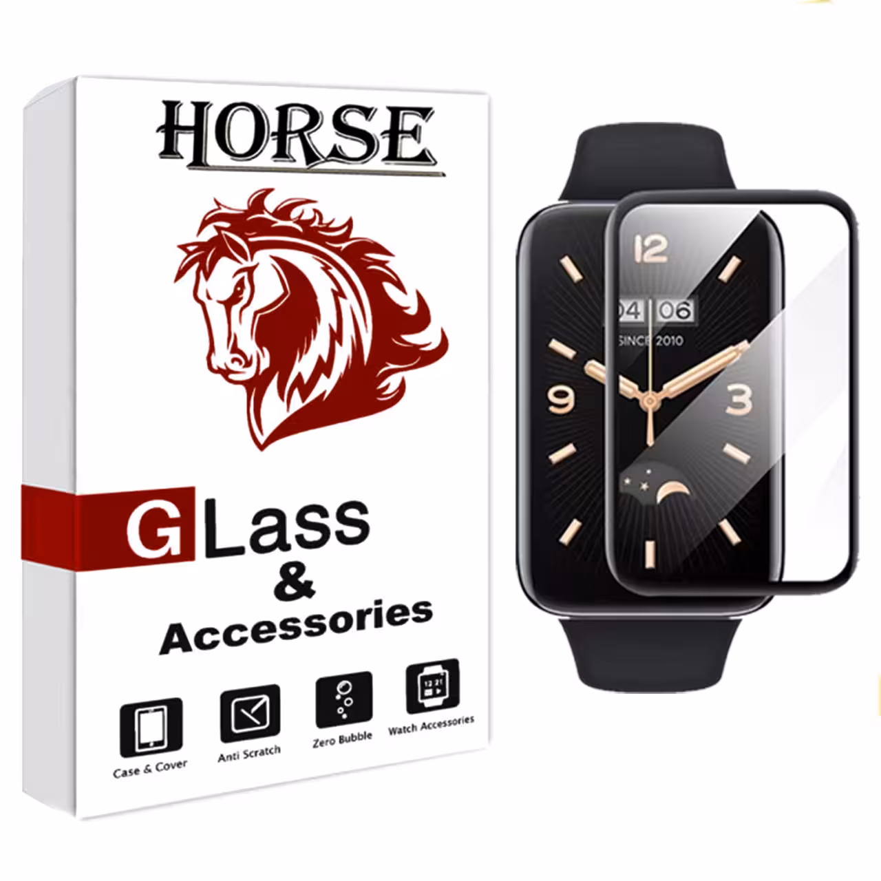 محافظ صفحه نمایش هورس مدل PMH مناسب برای ساعت هوشمند شیایومی Mi Band 7 Pro