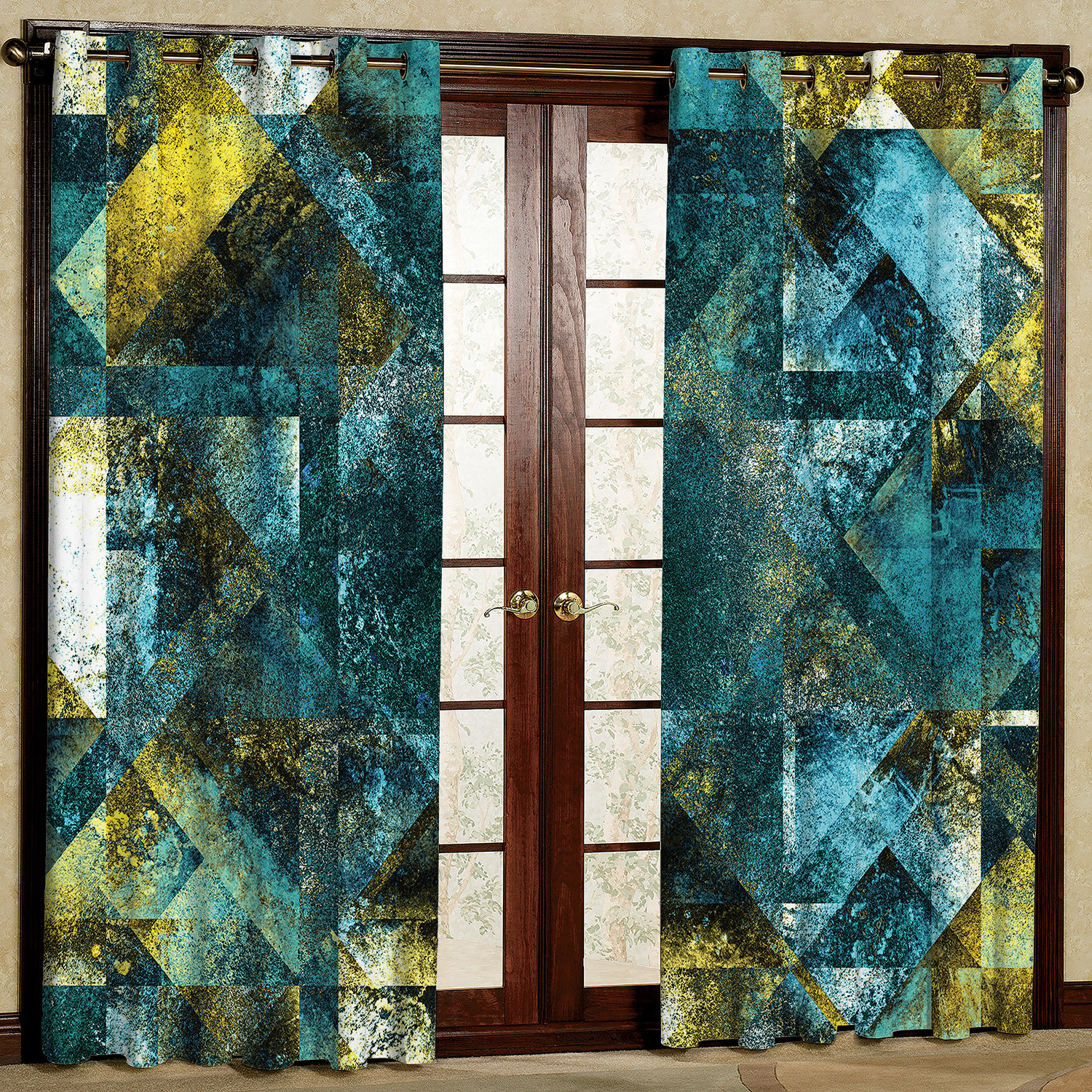  پرده مدل هازان پانچی کد 2116 سایز 140x200 سانتی متر