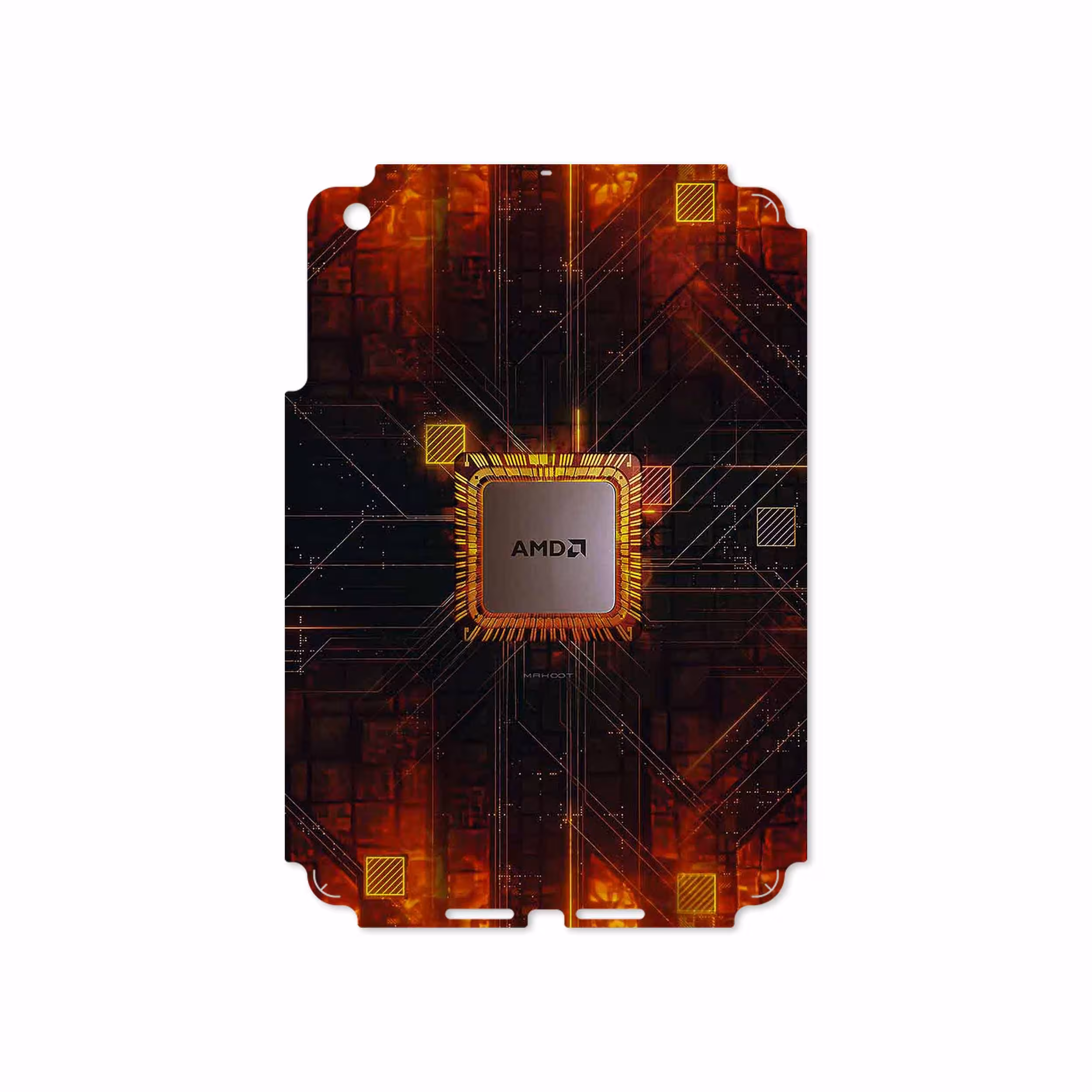 برچسب پوششی ماهوت مدل AMD Brand مناسب برای تبلت اپل iPad mini 2012 A1432