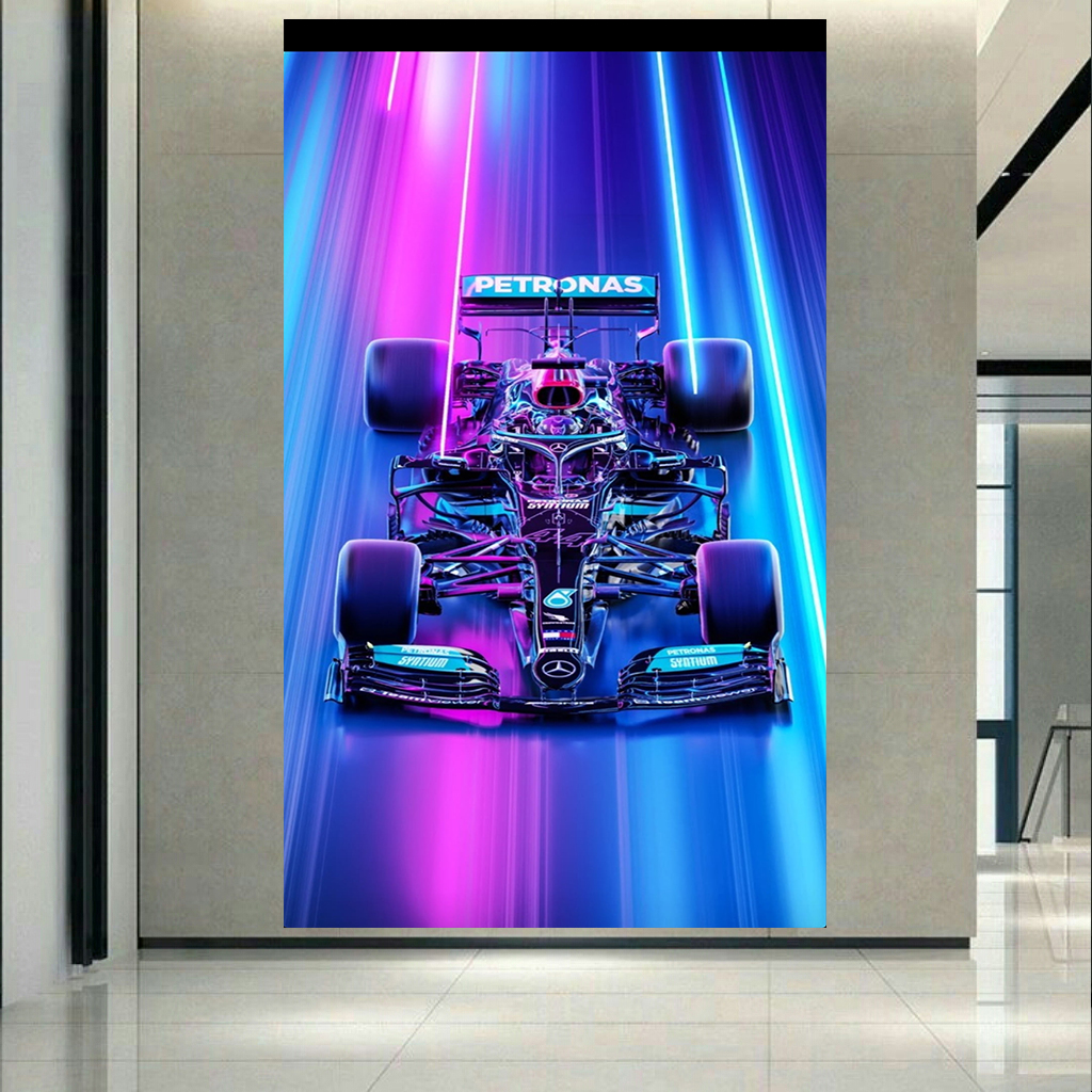 تابلو بوم طرح فرمول یک مدل Mercedes AMG کد AR2672