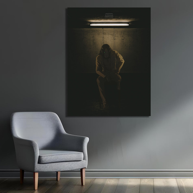 تابلو شاسی مدل انیمه اتک آن تایتان کد AT7 | دنیای قاب