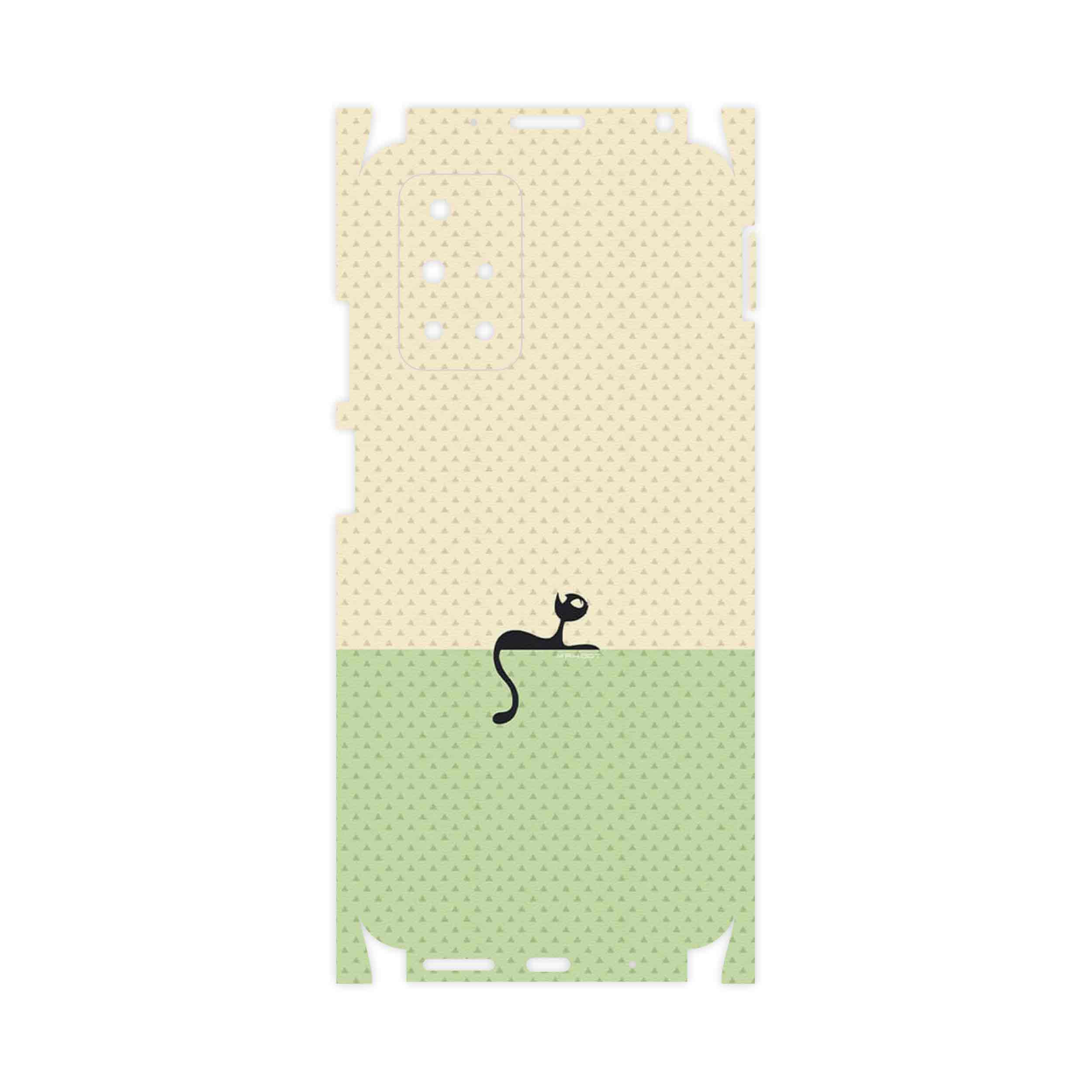 برچسب پوششی ماهوت مدل Minimal Internet Cat Icon-FullSkin مناسب برای گوشی موبایل شیائومی Redmi 10