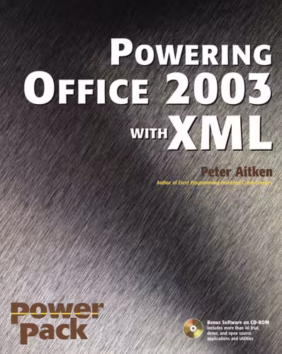 خرید و دانلود نسخه کامل کتاب Powering Office 2003 with XML