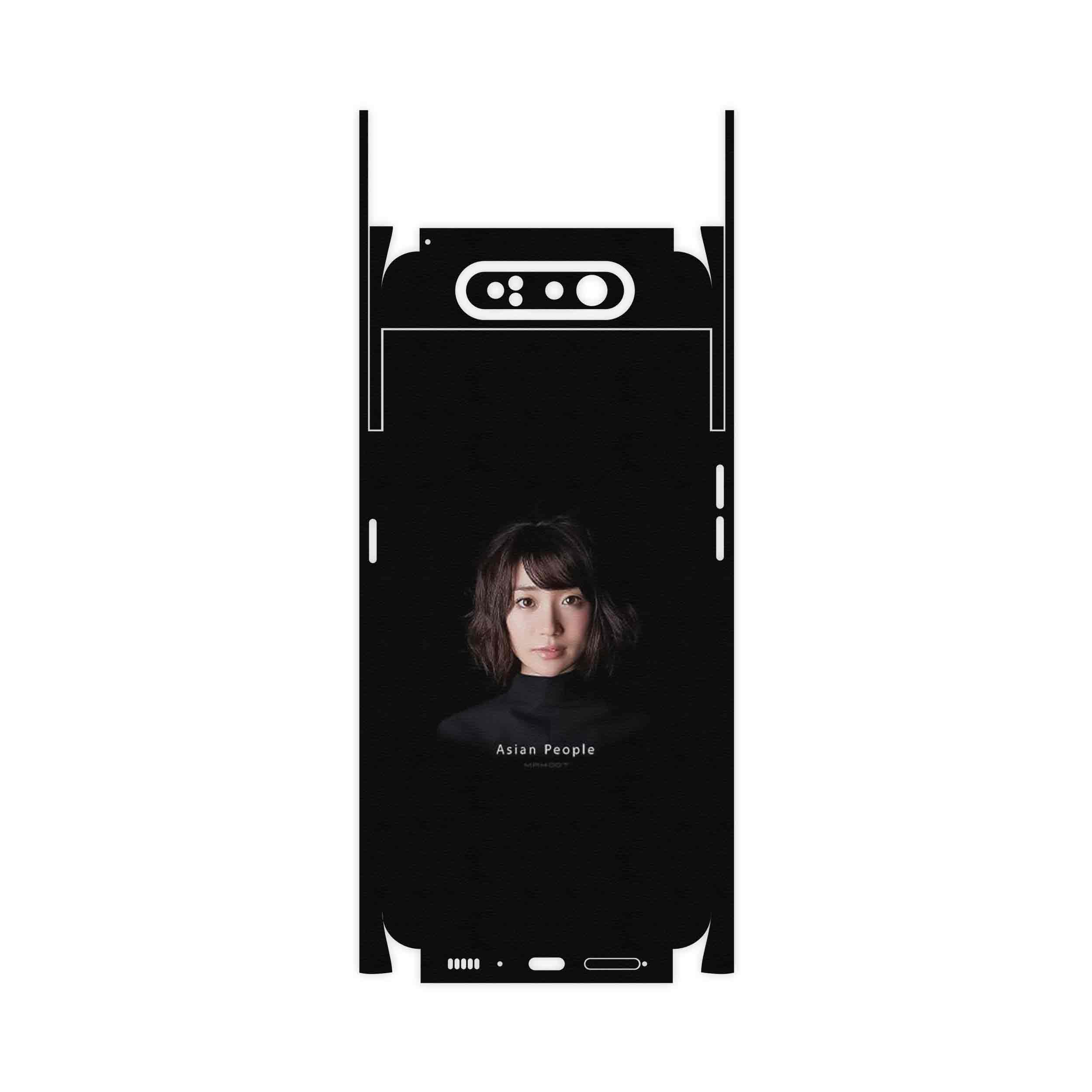 برچسب پوششی ماهوت مدل Portrait of an Asian Woman-FullSkin مناسب برای گوشی موبایل سامسونگ Galaxy A80