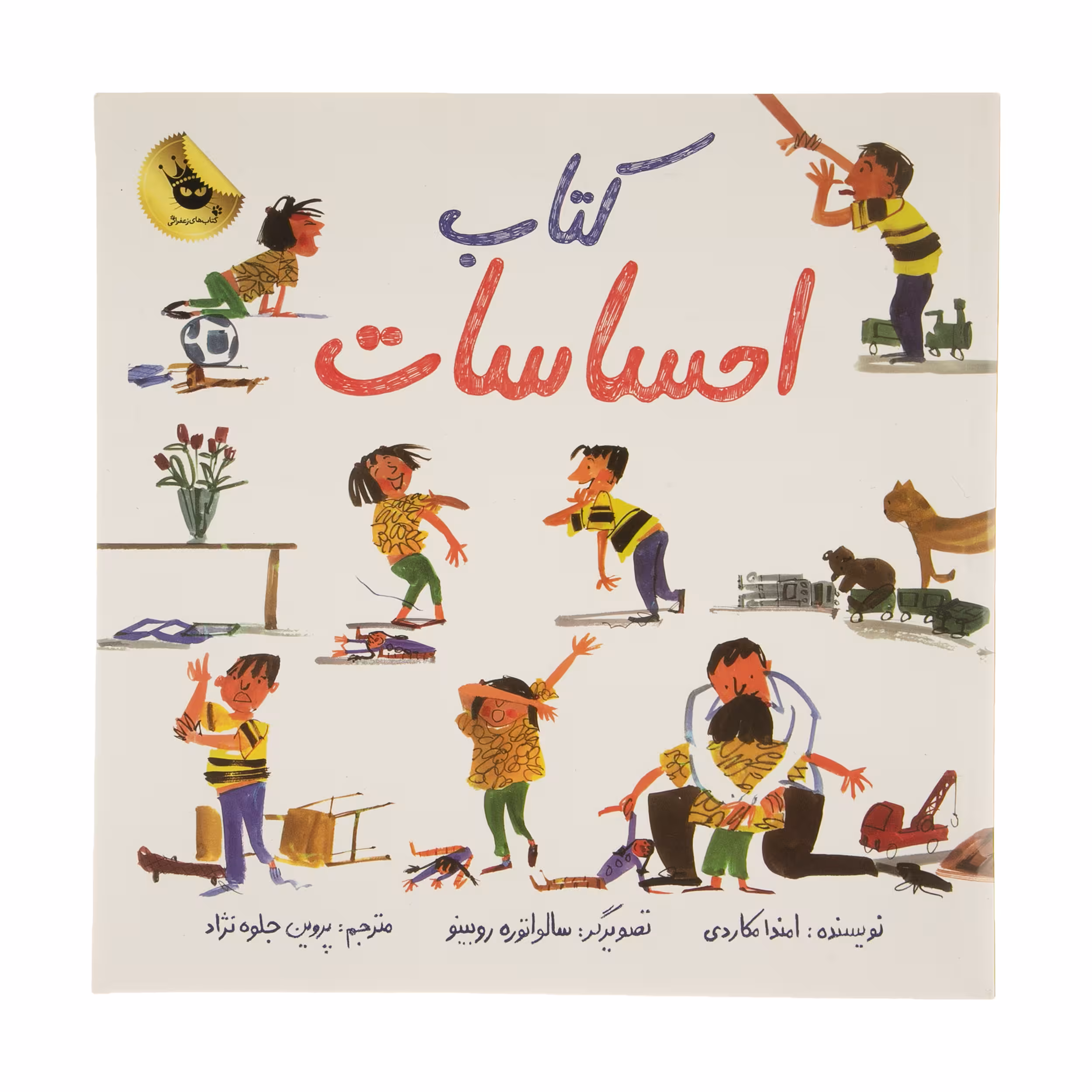 کتاب احساسات اثر امندا مکاردی انتشارات زعفران