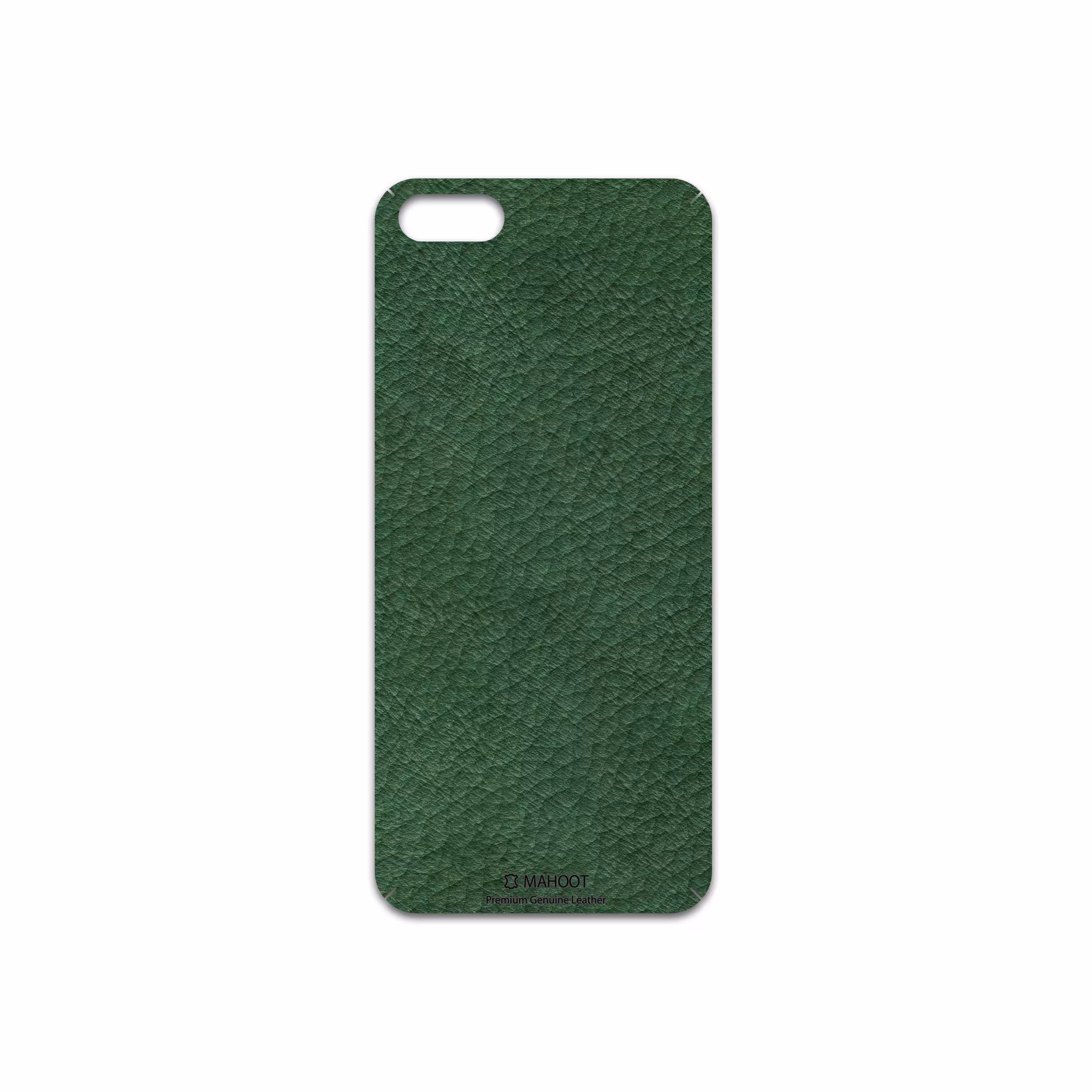 برچسب پوششی ماهوت مدل Green-Leather مناسب برای گوشی موبایل آنر 7S