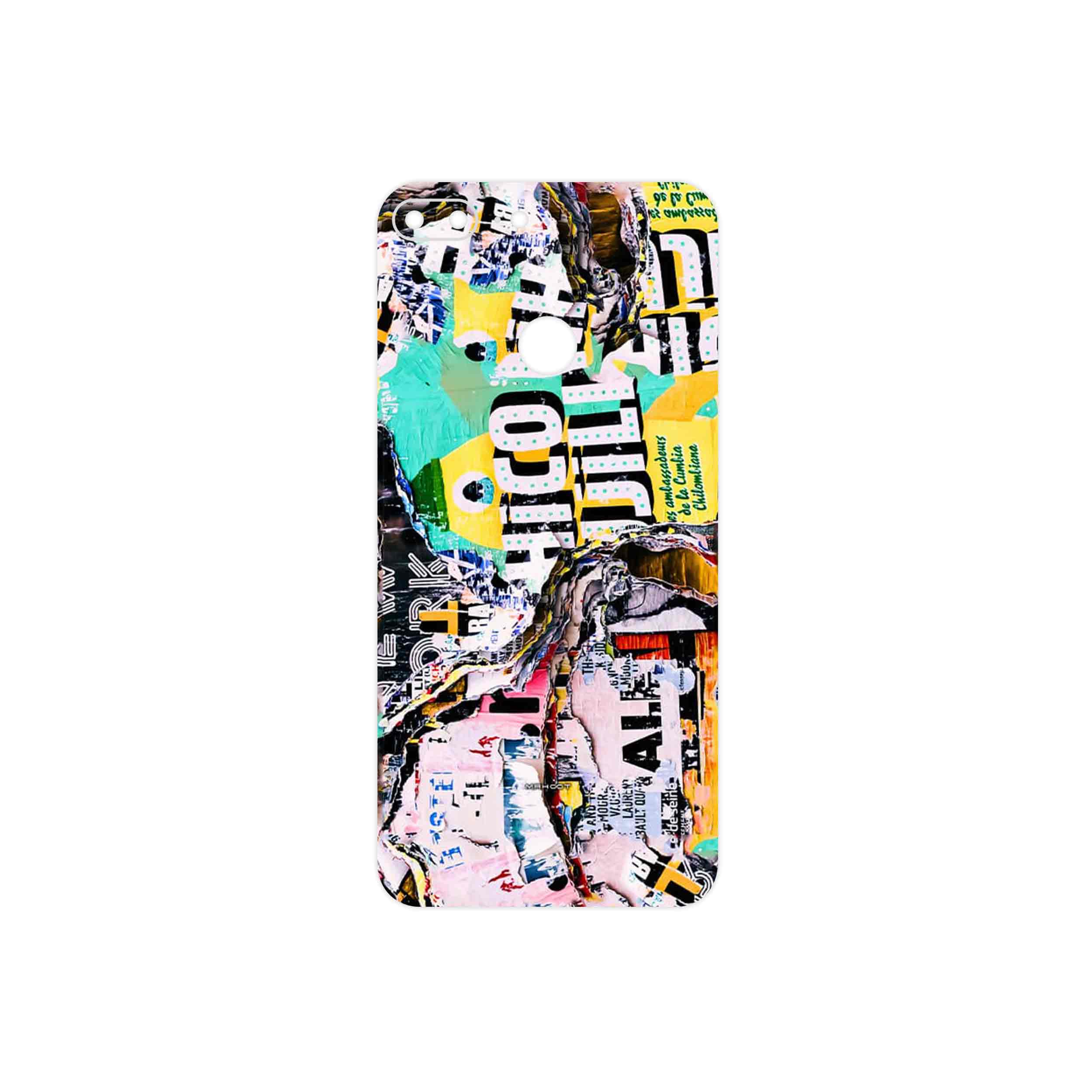 برچسب پوششی ماهوت مدل Collage of Teared Paper مناسب برای گوشی موبایل آنر 9 Lite