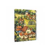 دفتر سیمی سایز A4 کد 33 برند مستر نوت