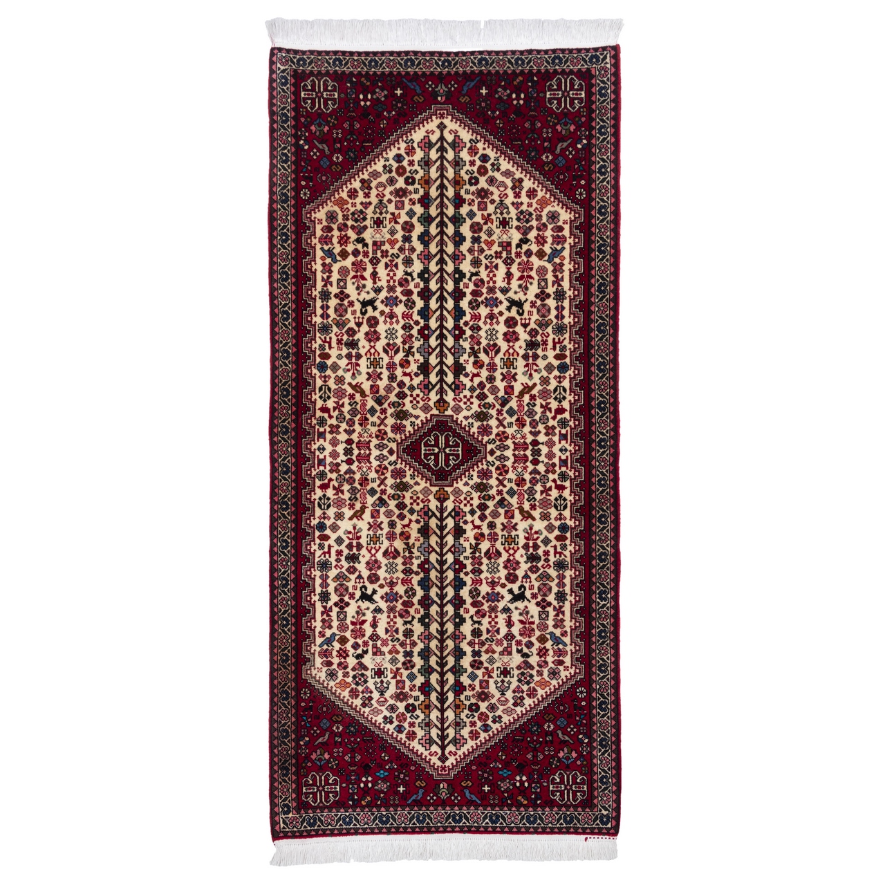  فرش دستباف کناره طول یک و نیم متر سی پرشیا کد 174280