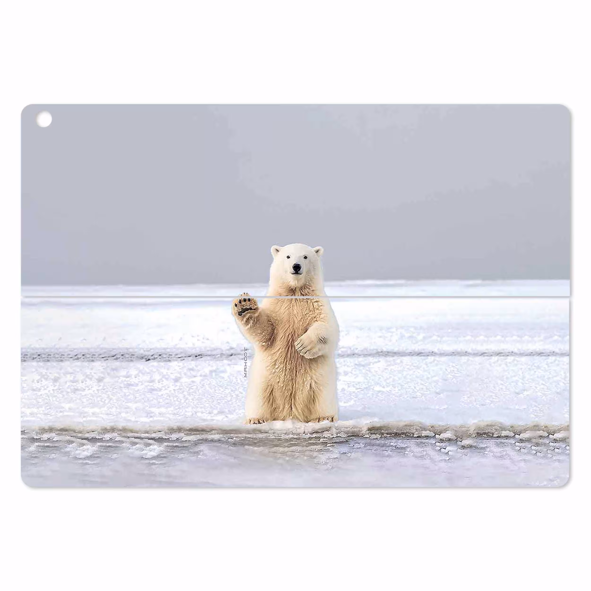 برچسب پوششی ماهوت مدل Polar bear مناسب برای تبلت ایسوس Transformer 3 Pro 2016