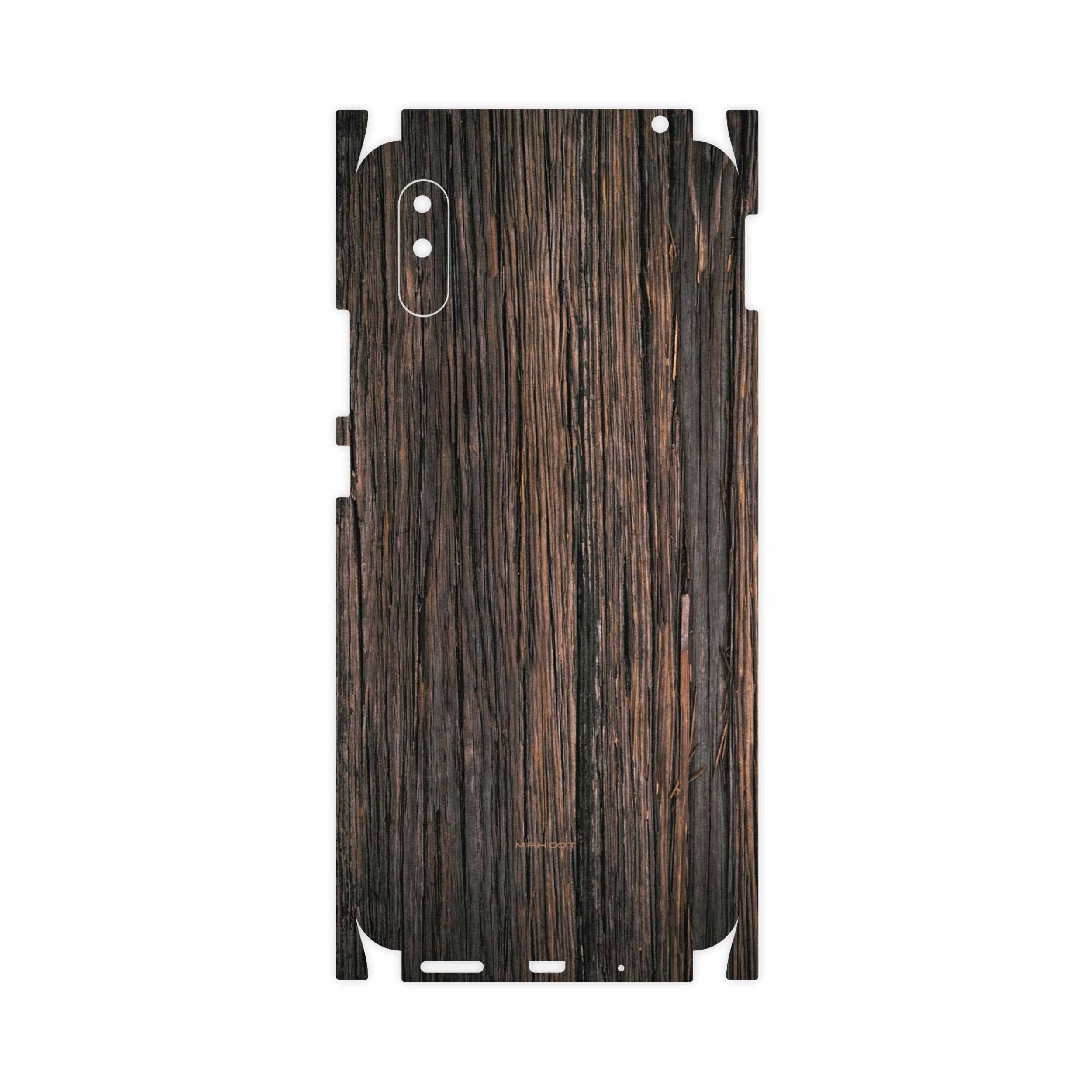 برچسب پوششی ماهوت مدل Burned-Wood-FullSkin مناسب برای گوشی موبایل شیائومی Redmi 9i Sport