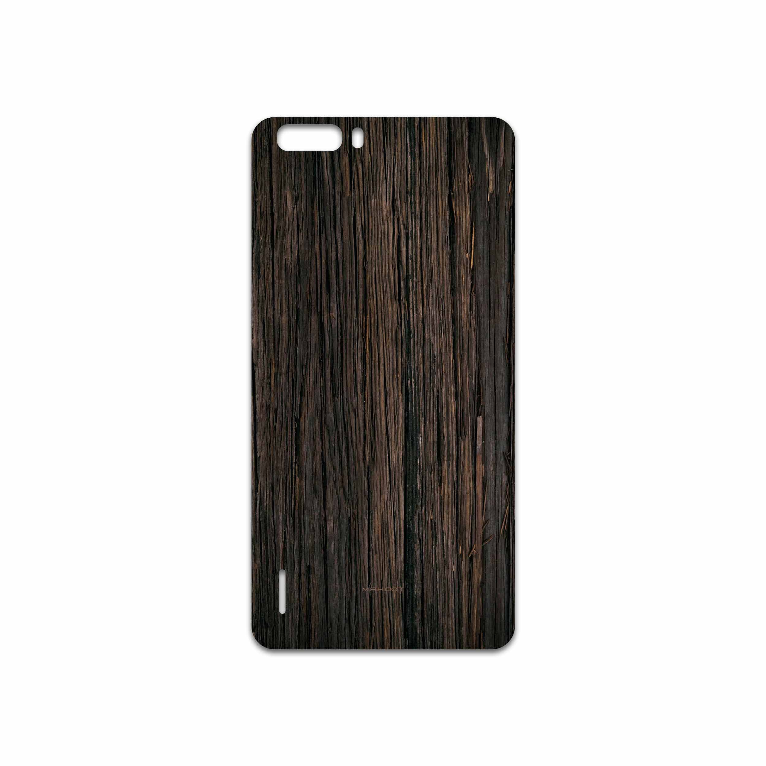 برچسب پوششی ماهوت مدل Burned Wood مناسب برای گوشی موبایل آنر 6 Plus