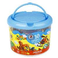 خمیر بازی آریا مدل سطلی 10 رنگ کد 1068 | چاوه