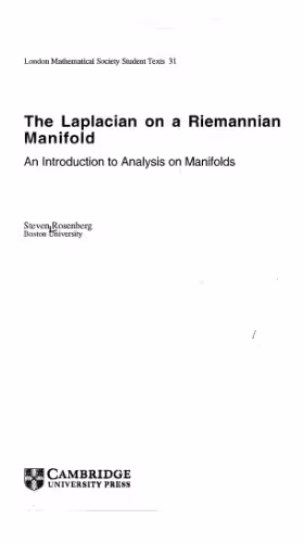 خرید و دانلود نسخه کامل کتاب Laplacian on Riemannian manifold