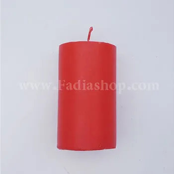 شمع استوانه قرمز 9-5