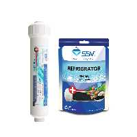 فیلتر یخچال ساید بای ساید اس اس وی مدل RCH-2500G به همراه شارژ یدک وزن 140 گرم