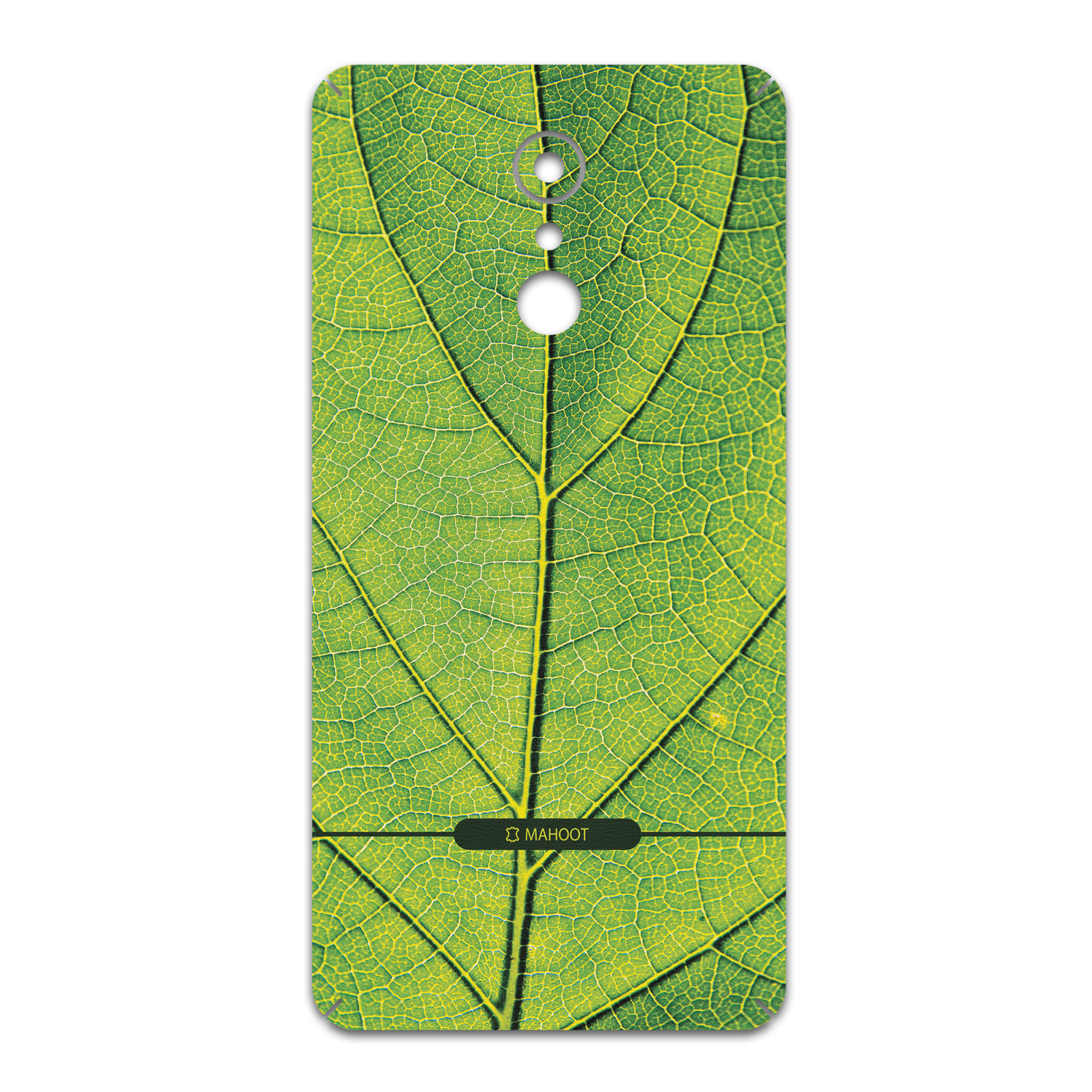 برچسب پوششی ماهوت مدل Leaf-Texture مناسب برای گوشی موبایل ال جی Q Stylus