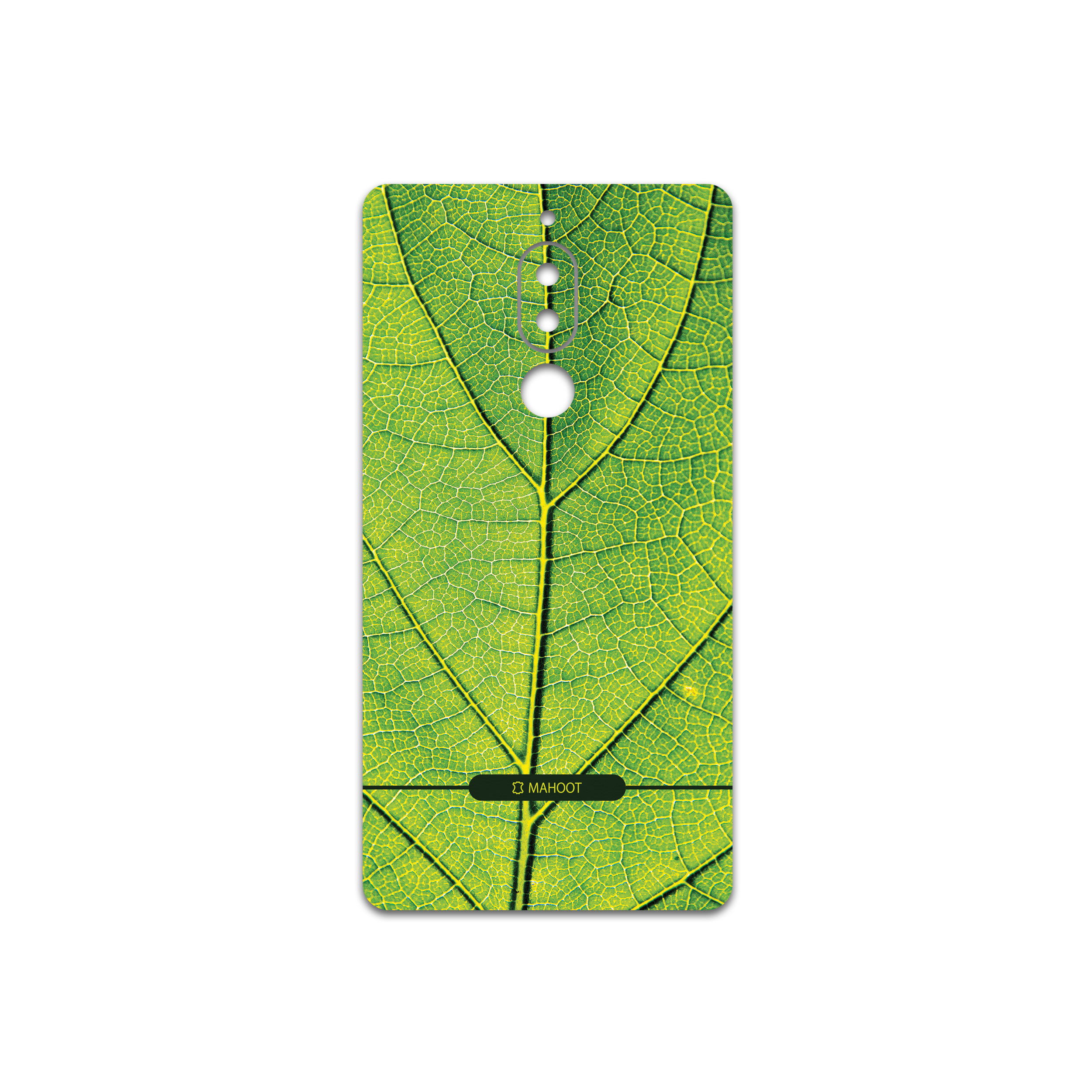 برچسب پوششی ماهوت مدل Leaf-Texture مناسب برای گوشی موبایل هیوندای Seoul Mix
