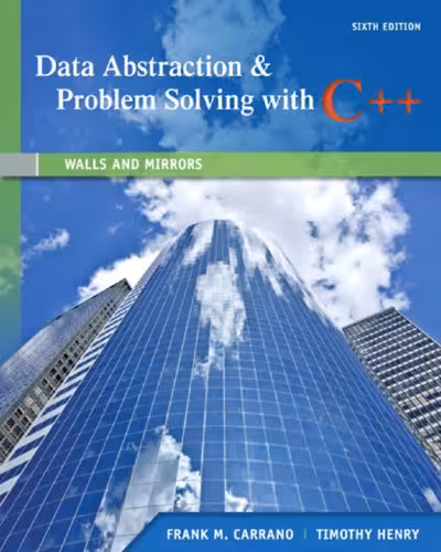 خرید و دانلود نسخه کامل کتاب Data Abstraction &amp; Problem Solving with C