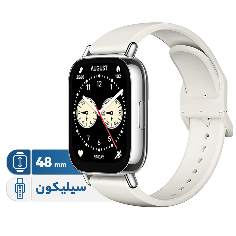 ساعت هوشمند شیائومی مدل Redmi Watch 5 Lite دارای قابلیت های قابلیت مکالمه از طریق بلوتوث بند سیلیکون | کالا مکس