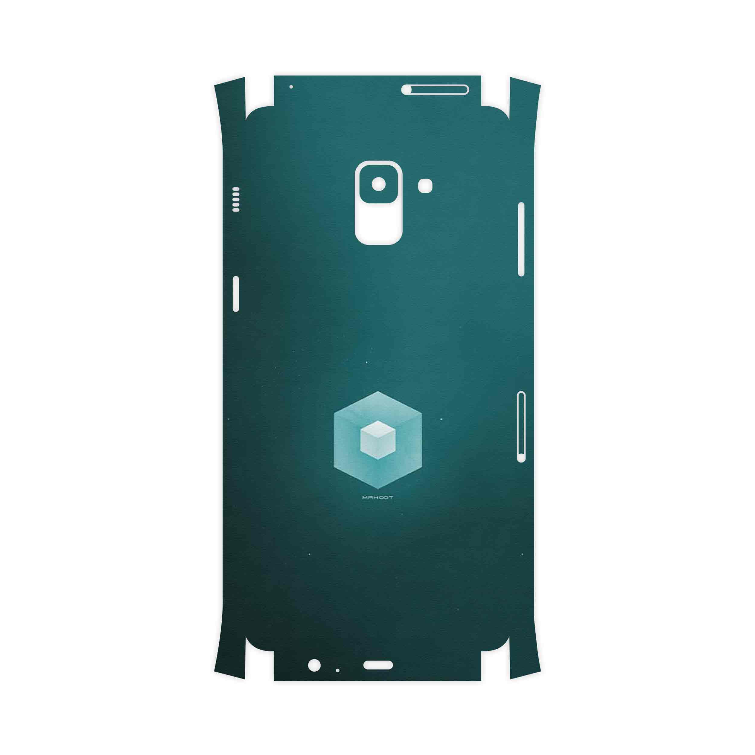 برچسب پوششی ماهوت مدل Minimal Cube icon-FullSkin مناسب برای گوشی موبایل سامسونگ Galaxy A8 Plus 2018