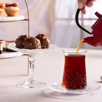 استکان نعلبکی تایملس باریک