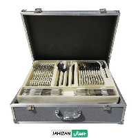 سرویس قاشق چنگال 24نفره 144پارچه یونیک مدل دونا