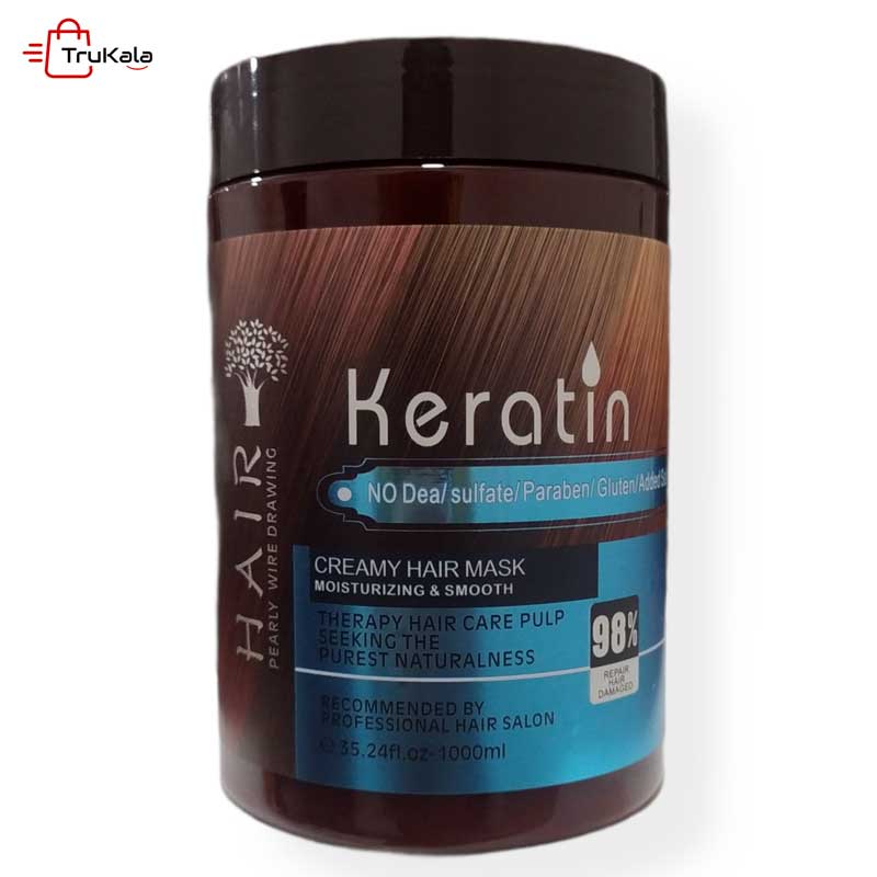 ماسک موی کراتین HAIR حجم 1000 میلی لیتر