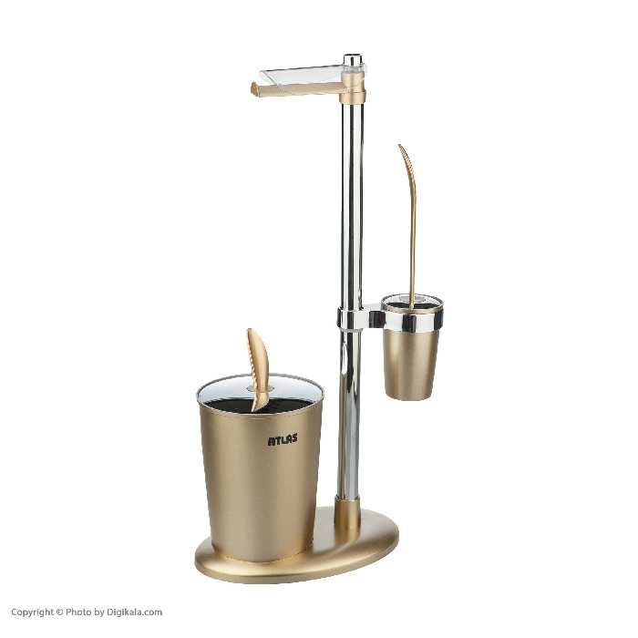 ست سطل زباله و فرچه اطلس مدل الوند
