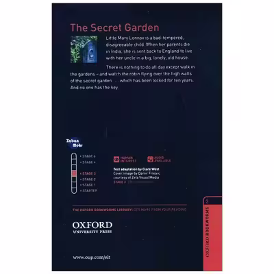 کتاب The Secret Garden اثر Frances Hodgson Burnett انتشارات زبان مهر