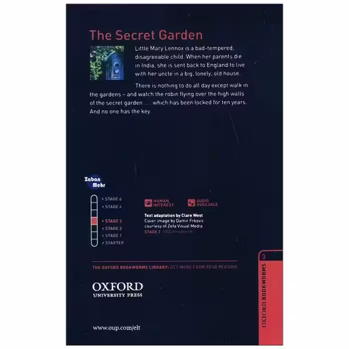کتاب The Secret Garden اثر Frances Hodgson Burnett انتشارات زبان مهر
