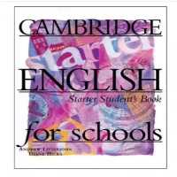 Cambridge English For Schools Starter کتاب