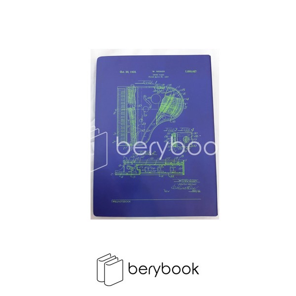 pill / پیل / کلاسور / 4 حلقه / طرح بلوپرینت